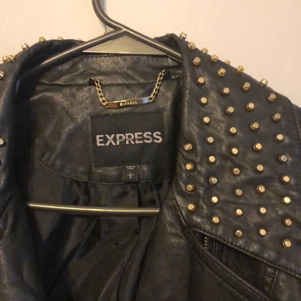 Express leather jacket